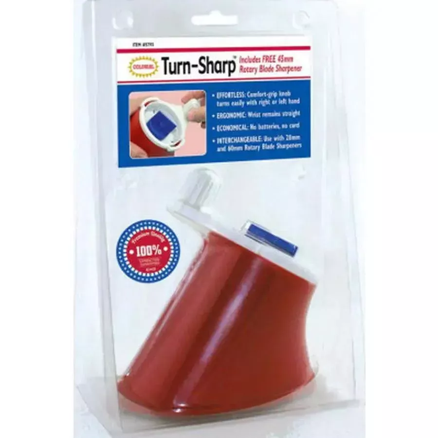Turn-Sharp Rotary Blade Sharpener
