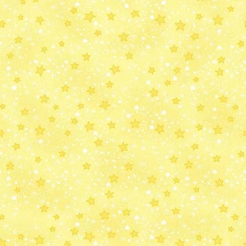 Yellow Stars Flannel 9831-44