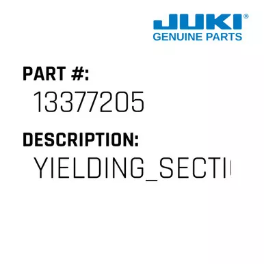 Yielding Section Shank - Juki #13377205