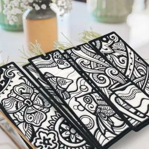 Zen Book Marks by OESD machine embroidery