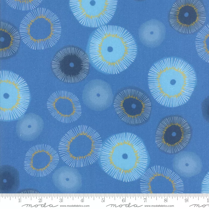 Zen Chic Rayons Cornflower 54 inch width of Fabric