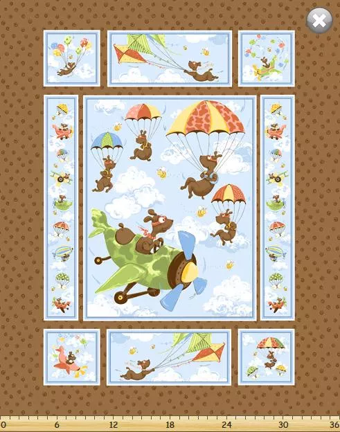 ZIG FLYING ACE DOG PANELSB20315-280