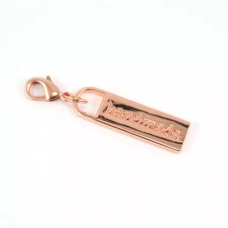 Zipper Pull Handmade in Copper