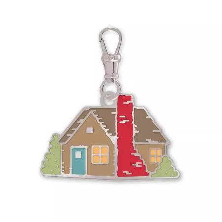 Zipper Pull Lori Holt Mercantile Enamel Happy Charm Cottage Zipper Charm