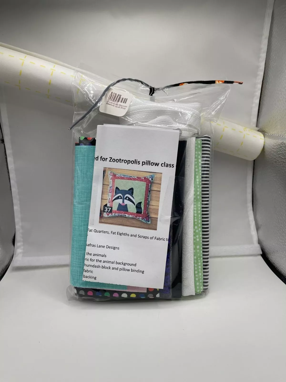 Zootropolis Raccoon Pillow Fabric Kit